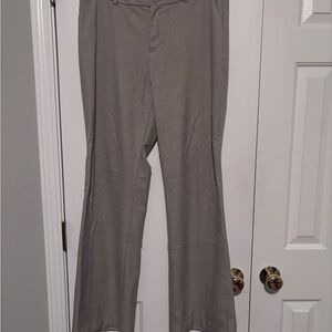 Coldwater Creek Light Gray Flared natural fit Trousers